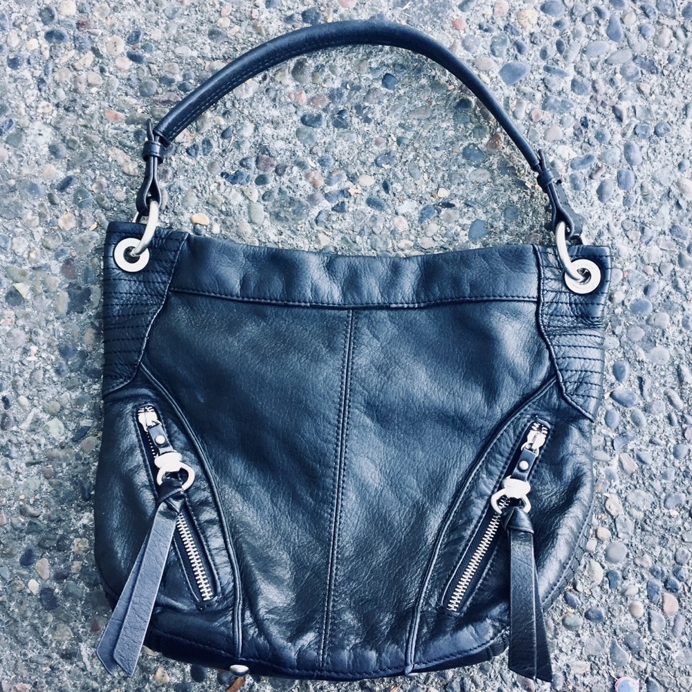 B. Makowsky leather shoulder bag